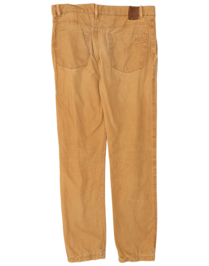 Pull & Bear Slim Chino-Hose für Herren, EU 44, Größe L, W34, L32, Beige, Baumwolle