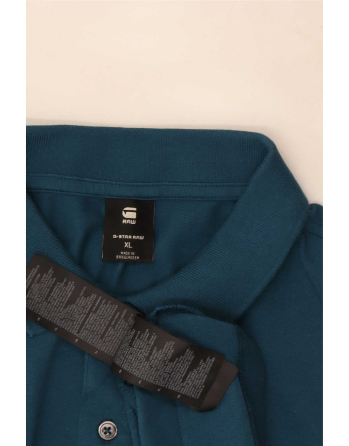 G-Star Herren Poloshirt XL Blau Baumwolle