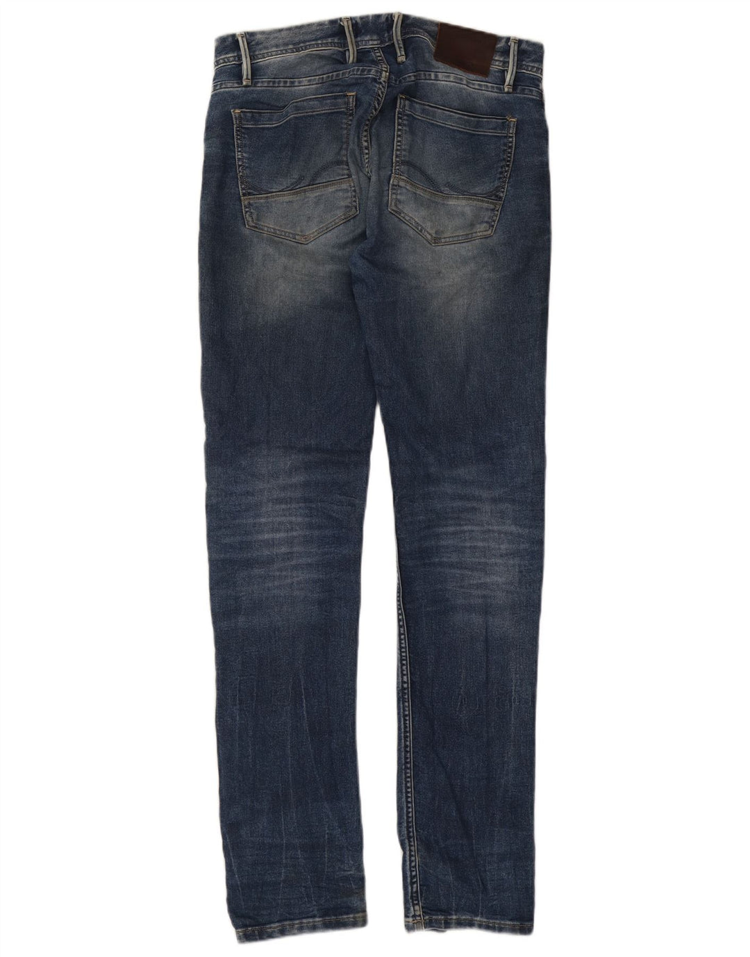 JACK & JONES Herren Tim Slim Jeans W30 L34 Blaue Baumwolle