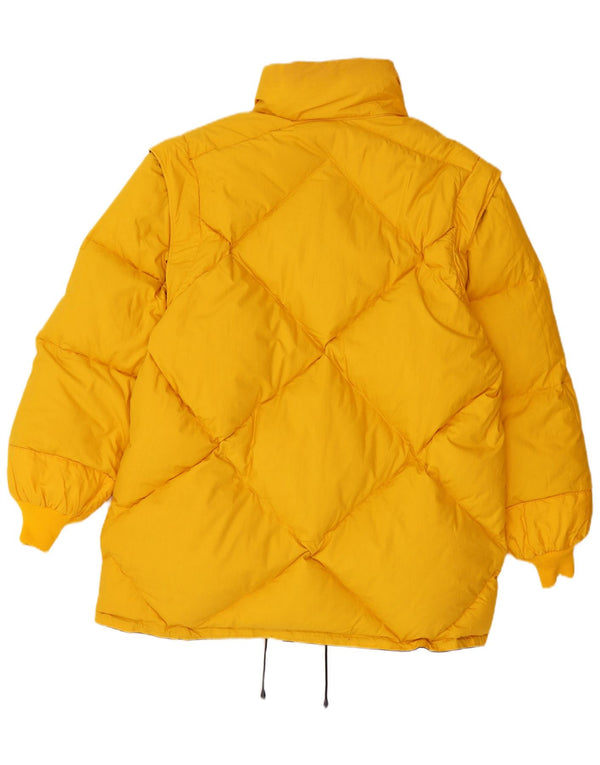 DOLOMITE Herren Reversible Wattierte Jacke UK 42 XL Gelb Baumwolle