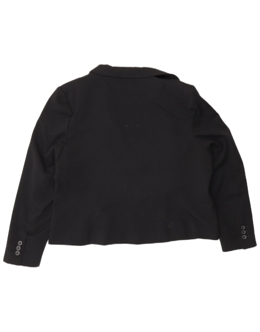 Marks & Spencer Damen 1-Knopf-Blazerjacke UK 20 2XL Schwarz Polyester