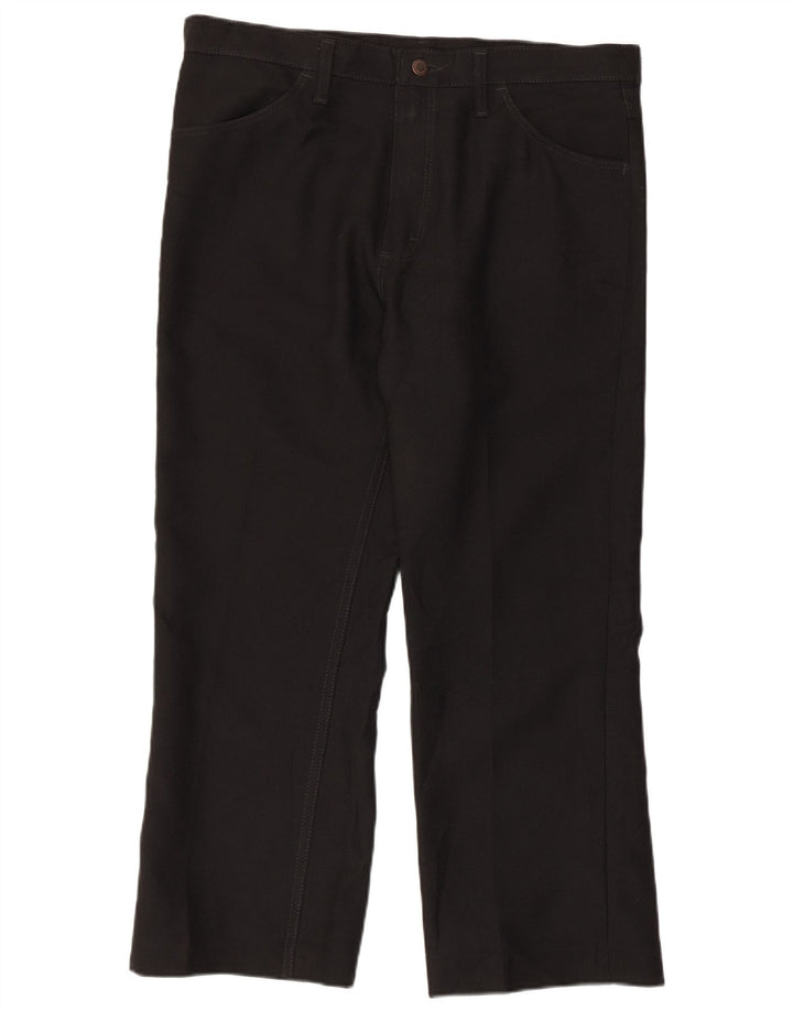 WRANGLER Gerade Freizeithose für Herren, W36, L26, schwarzes Polyester