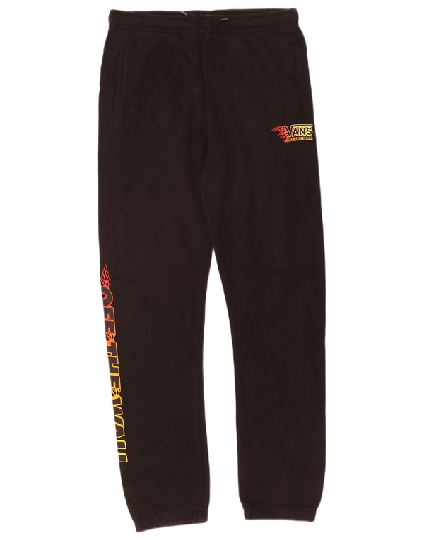 Vans Damen-Trainingsanzug mit Grafik, Jogginghose, UK 14, Größe L, Schwarz, Baumwolle