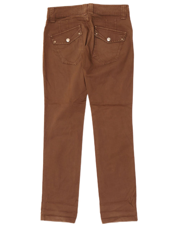 Massimo Dutti Slim Chino-Hose für Damen, EU 38, Größe S, W28, L33, Braun, Baumwolle