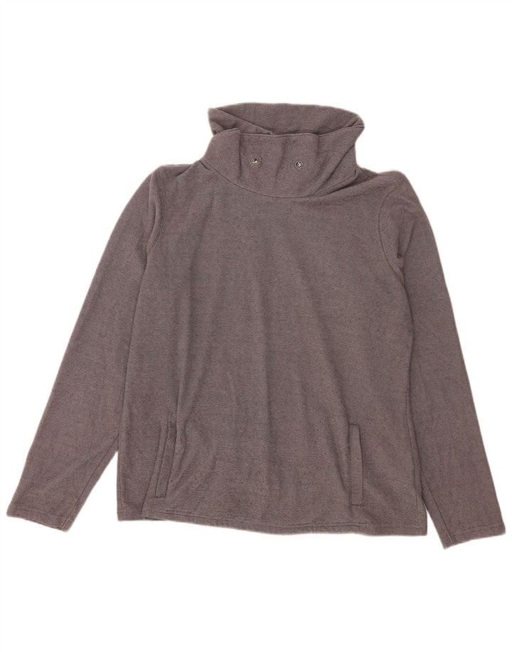 Mountain Warehouse Damen-Sweatshirt-Pullover, Gr. 42, Größe L, Grau, Nadelstreifen