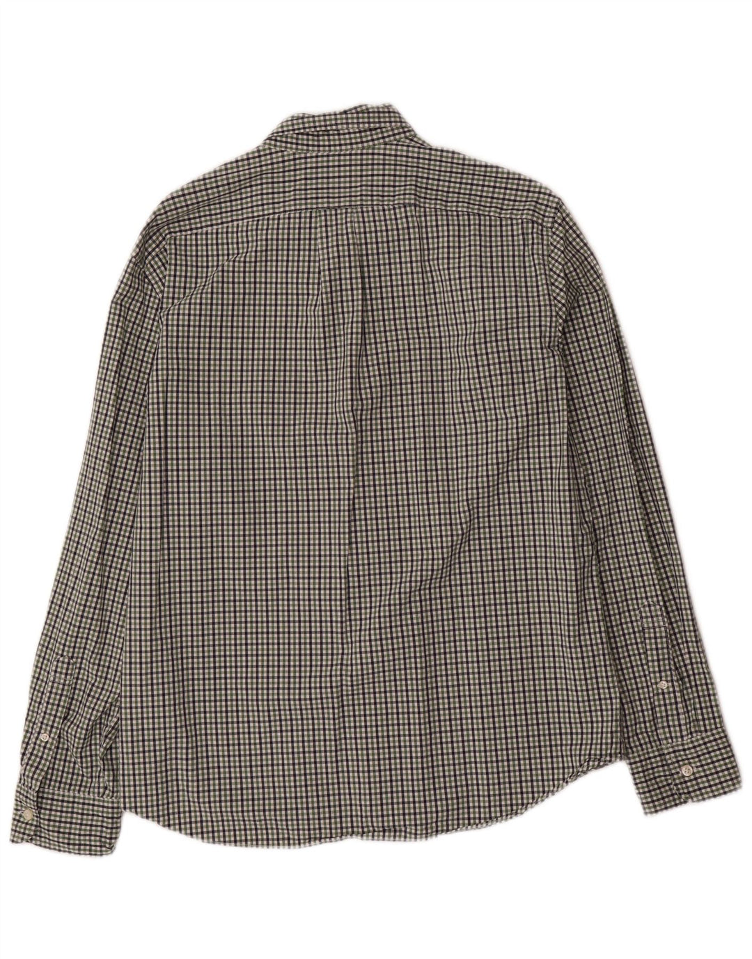 J. CREW Slim-Hemd für Herren, groß, grün, Gingham-Baumwolle
