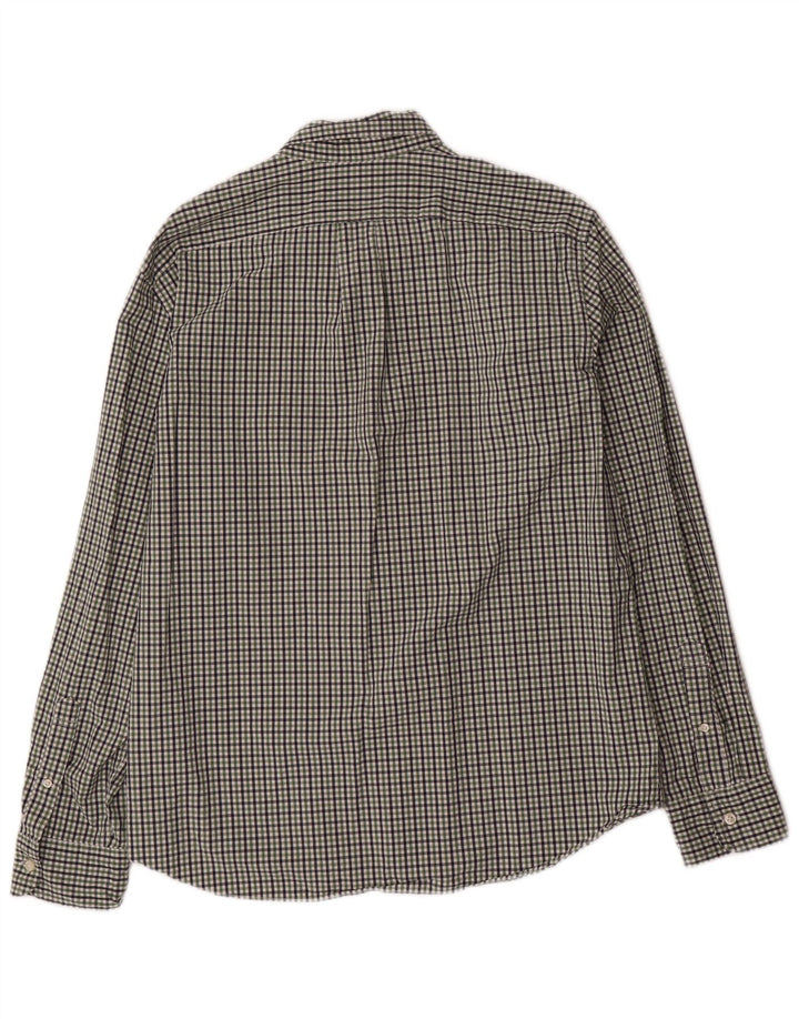 J. CREW Slim-Hemd für Herren, groß, grün, Gingham-Baumwolle