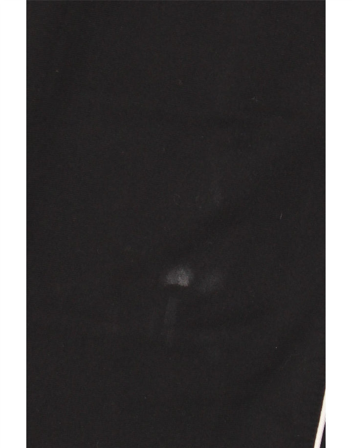 Adidas Herren-Trainingshose, groß, aus schwarzem Polyester