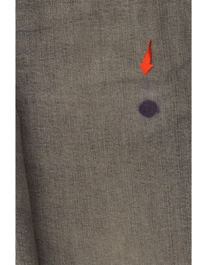 LEVI'S Herren 502 Tapered Jeans W36 L30 Graue Baumwolle