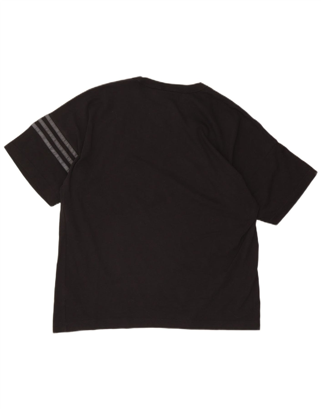Adidas Herren T-Shirt Top Medium Schwarz Baumwolle