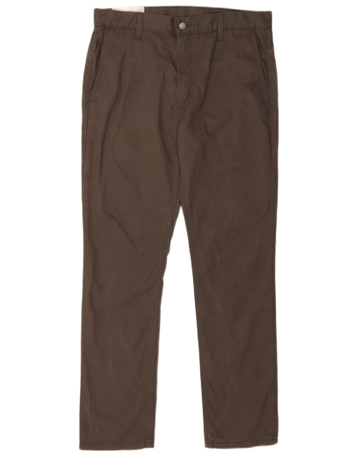 Levi's Herren gerade Chinohose W34 L32 graue Baumwolle
