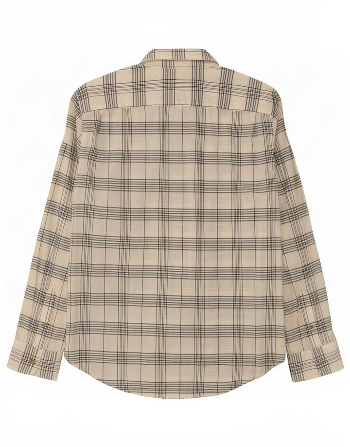 Levi's Herren-Hemd in Standard-Passform, mittelweiß, kariert, Baumwolle