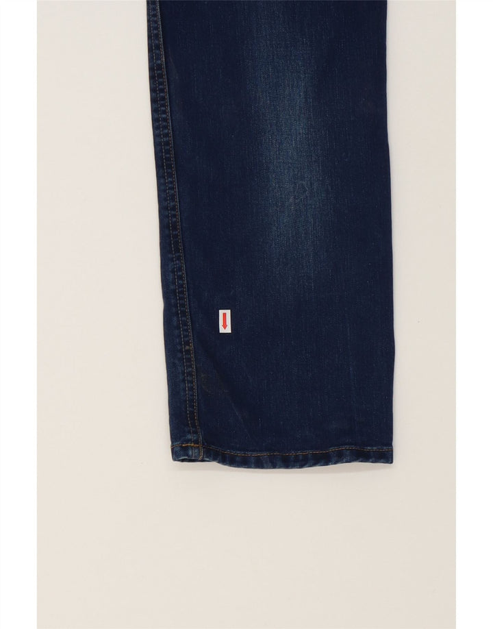 VINTAGE Mens Slim Jeans W34 L32 Blue Cotton Vintage Vintage and Second-Hand Vintage from Messina Hembry 