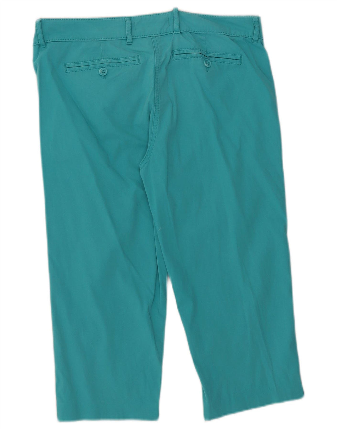 Marks & Spencer Damen Caprihose UK 10 Small W32 L18 Türkis