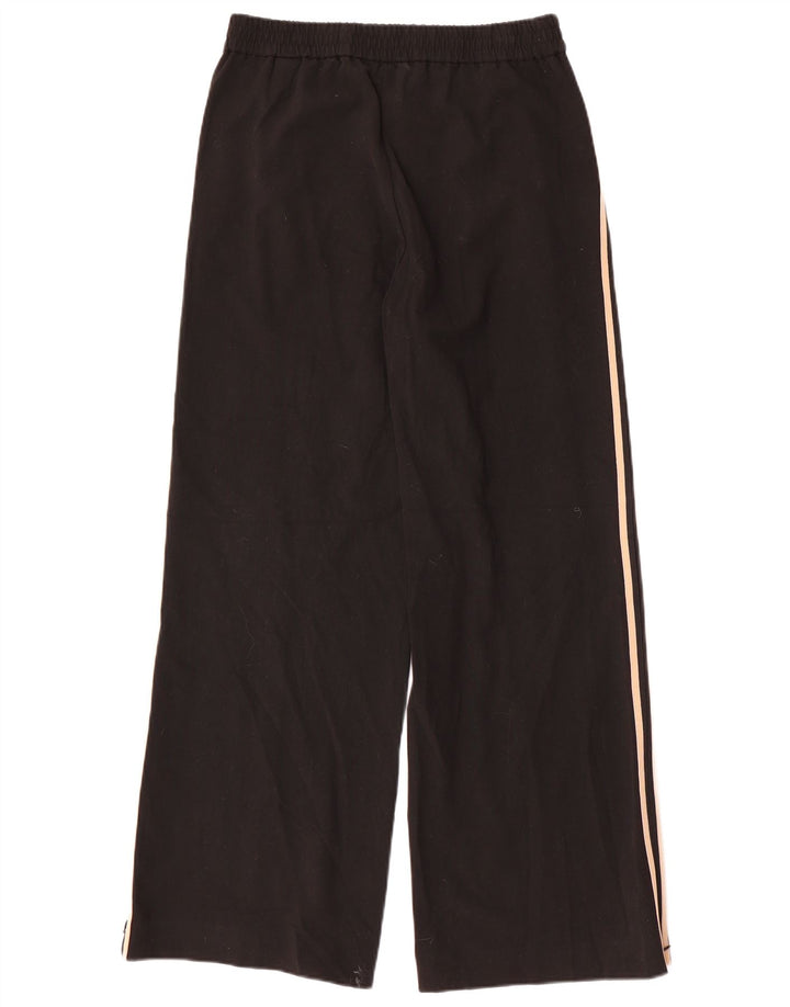 Marks & Spencer Damen-Trainingshose mit weitem Bein, UK 12, Mittelschwarz