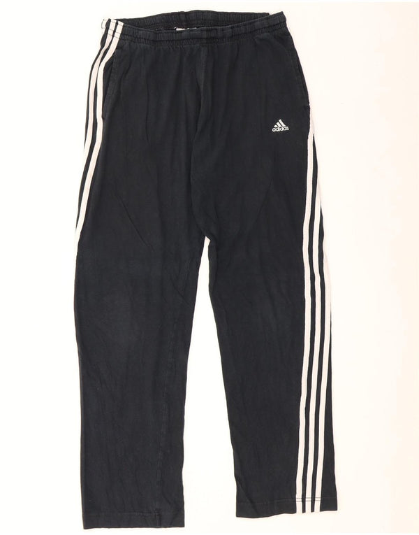 Adidas Herren-Trainingshose XL, schwarze Baumwolle, Comics