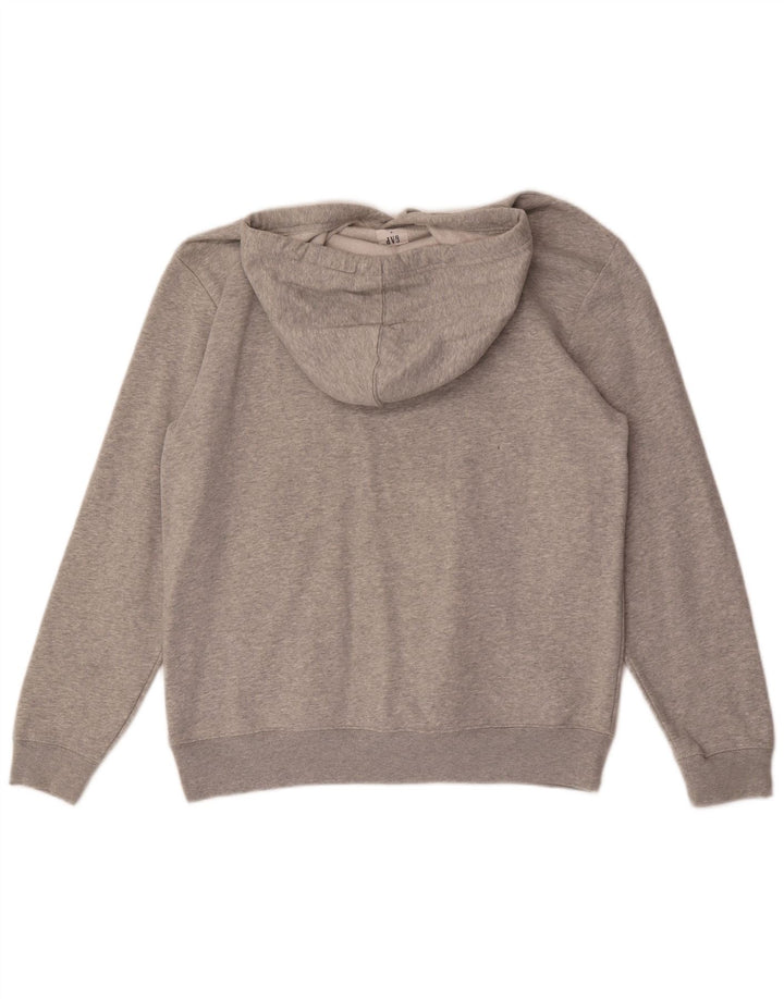 Gap Herren-Kapuzenpullover mit Grafik, mittelgraue Baumwolle