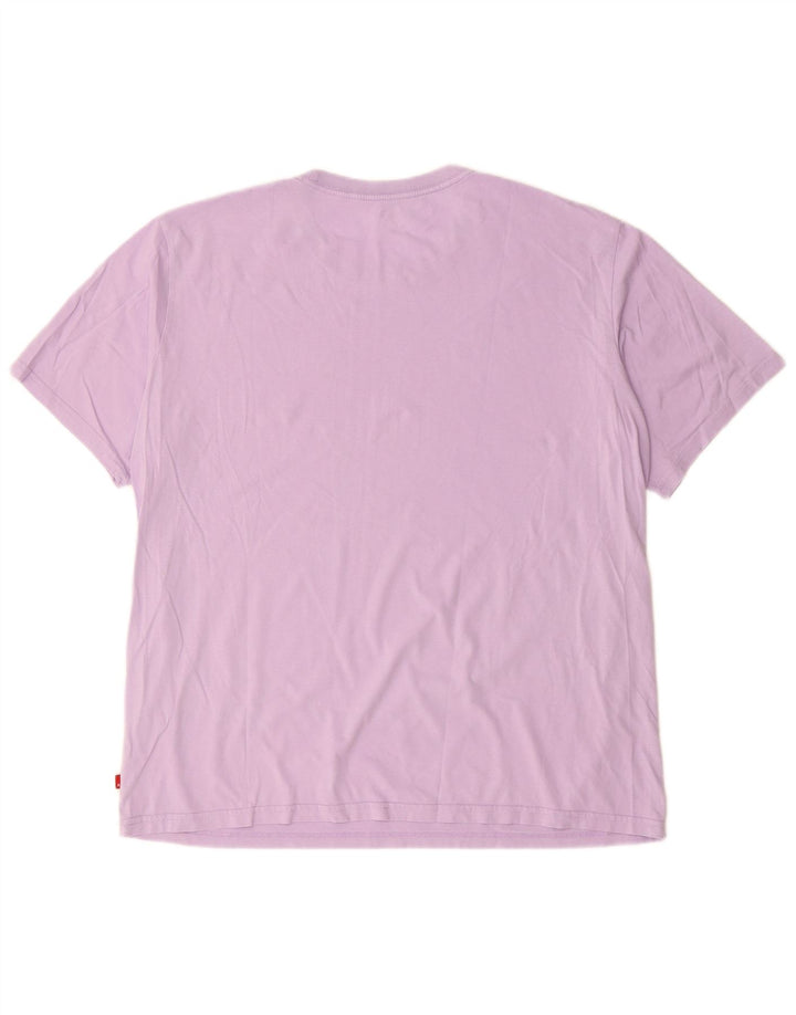 Levi's Herren Relaxed Fit Graphic T-Shirt Top Large Rosa Baumwolle