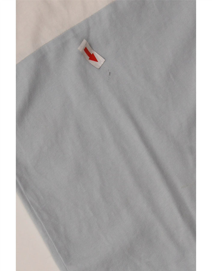 LEVI'S Damen-T-Shirt in Übergröße mit Grafik, UK 10, Größe S, Blau, Farbblock