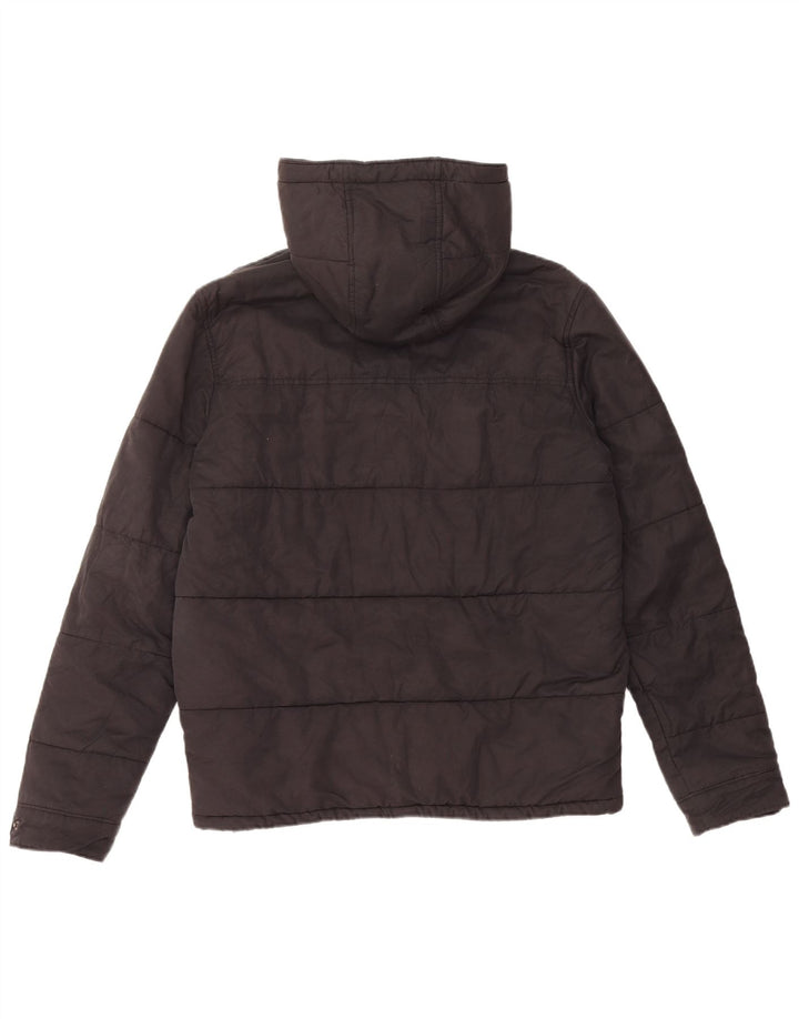 Levi's Herren-Jacke mit Kapuze, gepolstert, Größe 38, mittelschwarz, Baumwolle