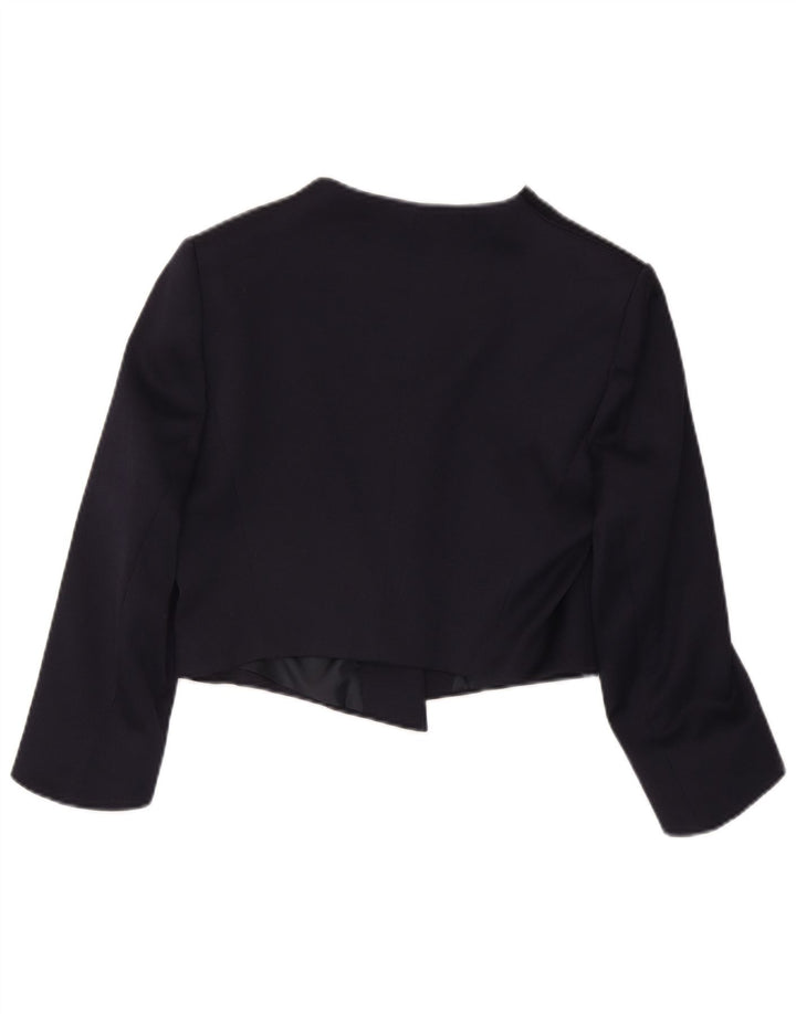 Phase Eight Offene Bolero-Jacke für Damen mit 3/4-Ärmeln, Größe 40, Marineblau