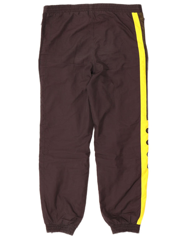 Fila Herren-Trainingsanzug mit Grafik, Jogginghose, Mittelschwarz, Farbblock