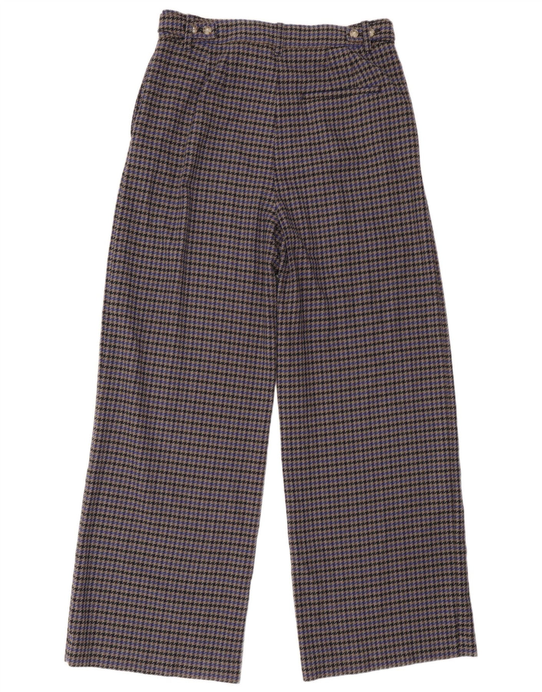 Marks & Spencer Damen Anzughose UK 14 Large W34 L32 Grauer Hahnentritt