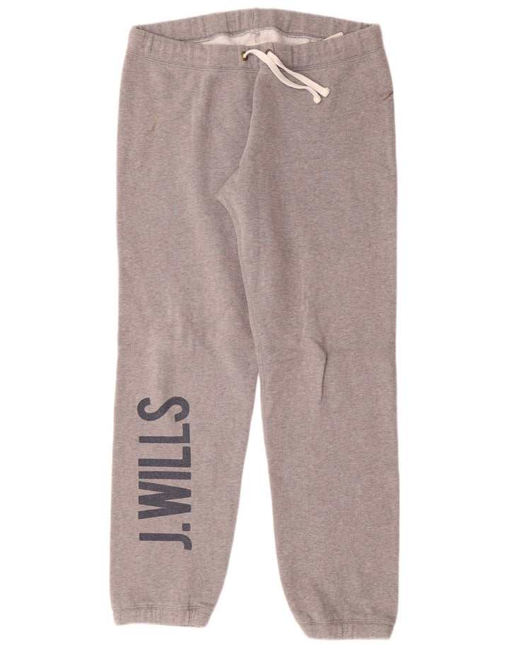 JACK WILLS Damen-Trainingsanzug mit Grafik, Jogginghose, Gr. 10, Größe S, Grau