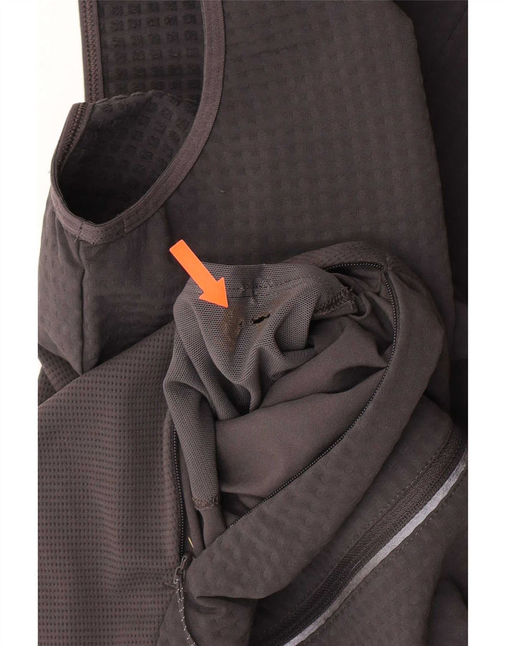 Lululemon Herren ärmellose Trainingsoberjacke Mittelgrau