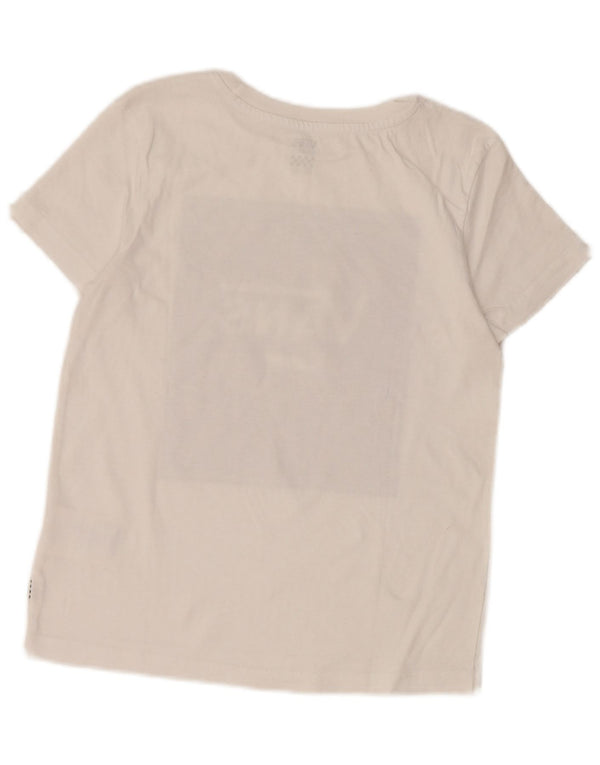 Vans Damen-T-Shirt mit Grafik, UK 6 XS, weiße Baumwolle