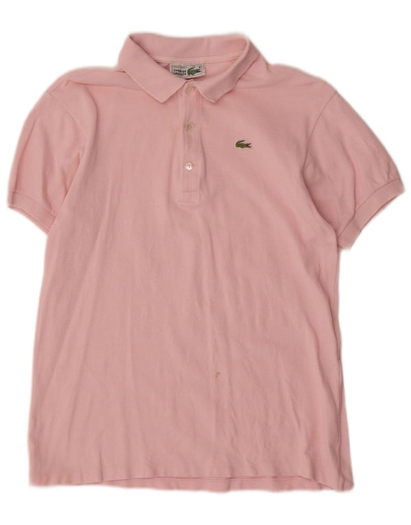 Lacoste Damen-Poloshirt, Größe 42, große rosa Baumwolle