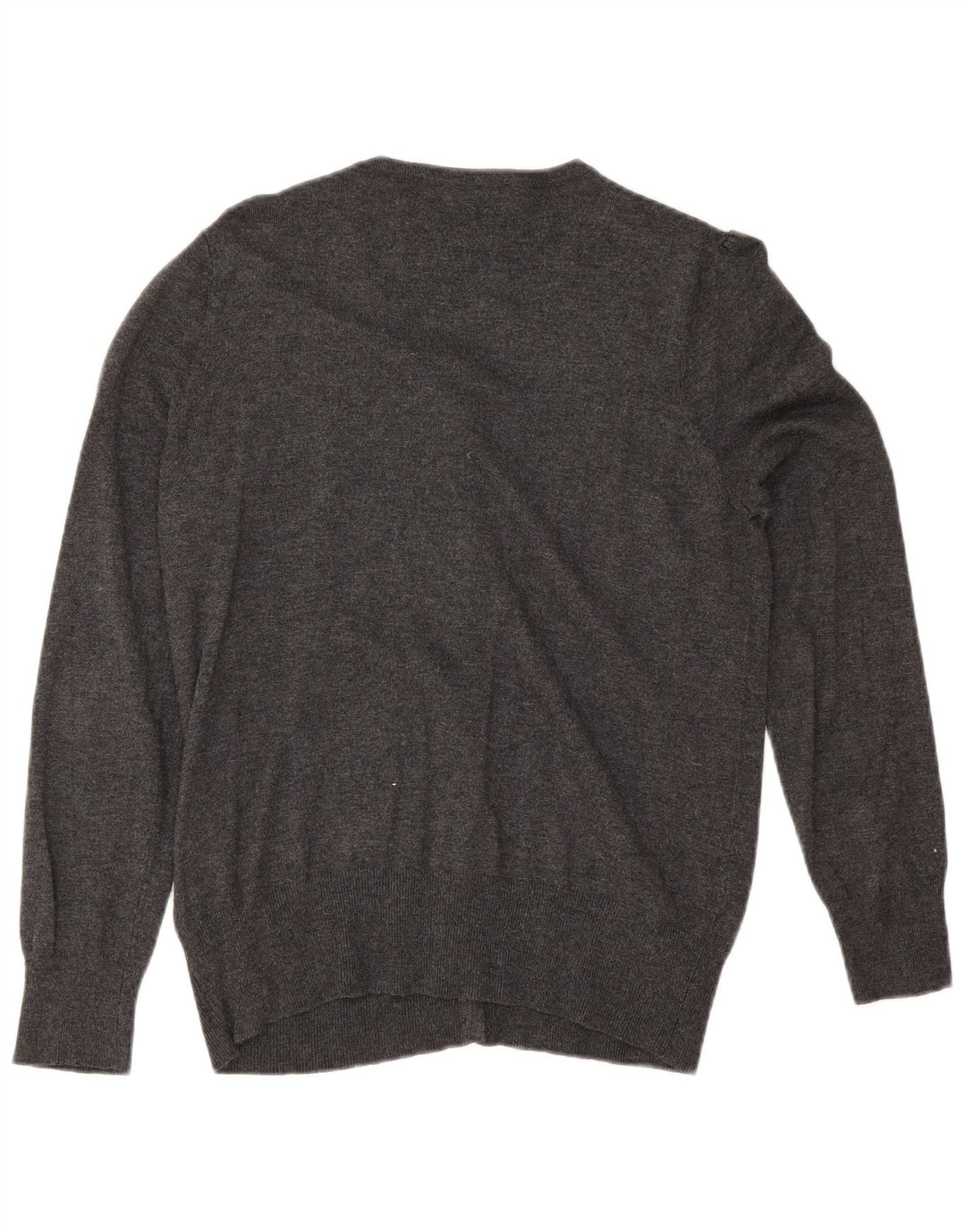 Marks & Spencer Damen Strickjacke Pullover UK 14 Mittelgraue Viskose