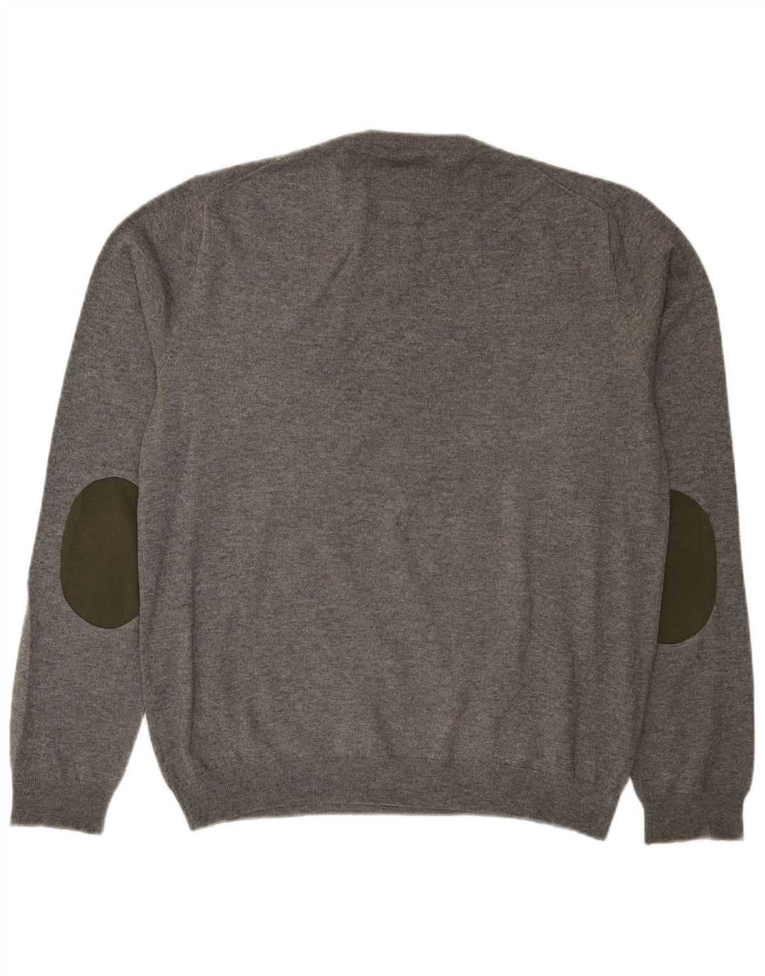 Sun68 Herren-Pullover mit Rundhalsausschnitt, reguläre Passform, XL, graue Wolle