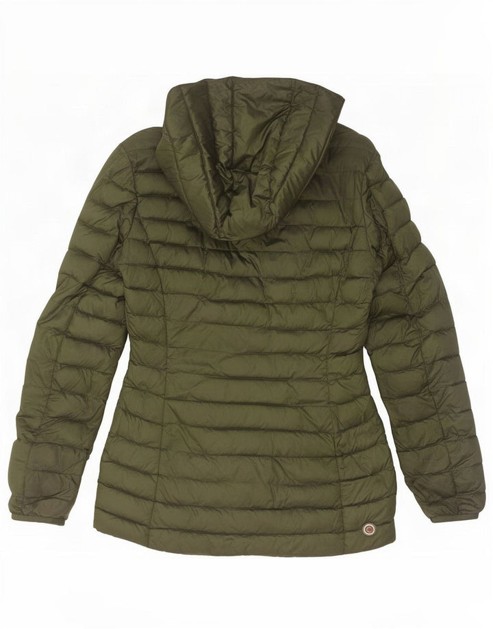 Colmar Damen Wattierte Jacke mit Kapuze IT 42 Mittelgrün