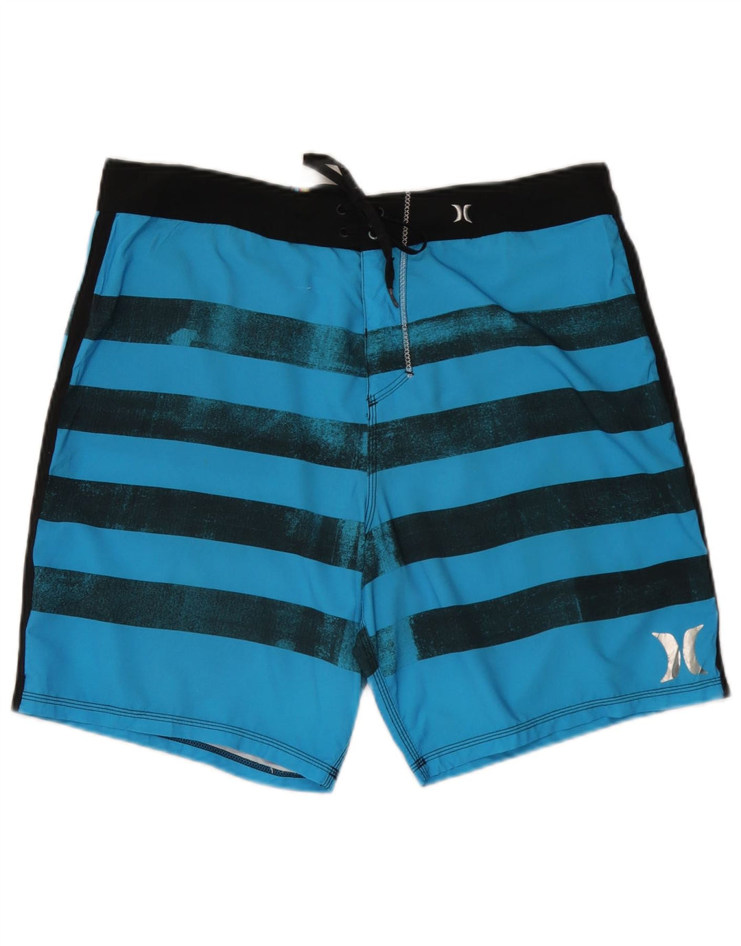 Hurley Herren Phantom Badeshorts, groß, blau gestreift