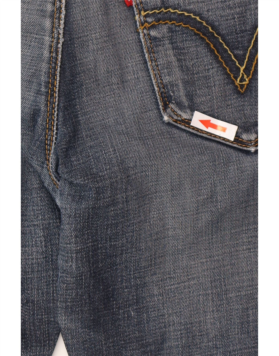 Levi's Damen 471 Slim Jeans W26 L34 Blaue Baumwolle