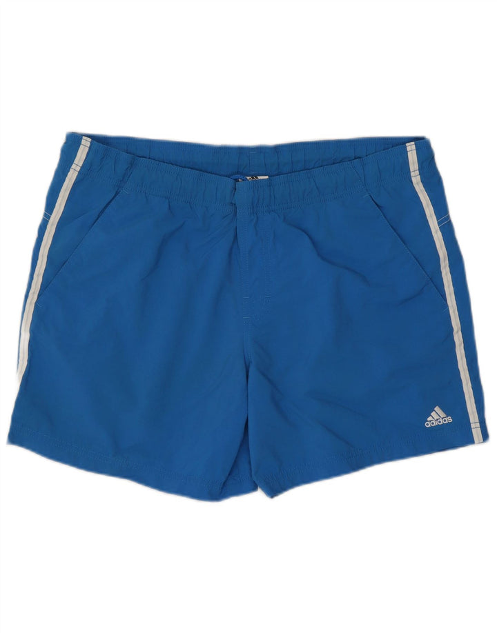 Adidas Herren Badeshorts Mittelblaues Polyamid