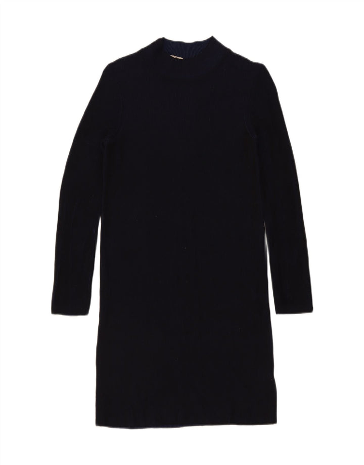 Phase Eight Damen-Etuikleid mit langen Ärmeln, UK 12, mittlere Marineblau-Viskose