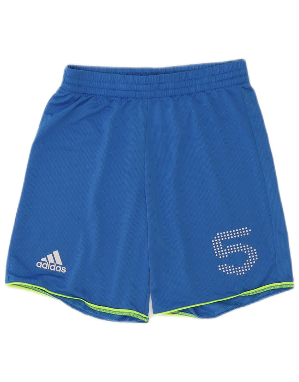 Adidas Herren Graphic Sport Shorts Small Blau Polyester