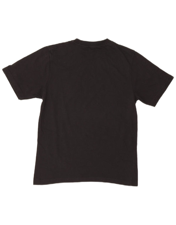 Vans Custom Fit Grafik-T-Shirt für Jungen, 12–13 Jahre, Größe L, schwarze Baumwolle