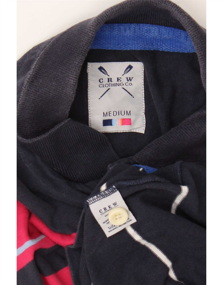 Crew Clothing Herren-Poloshirt, mittelgroß, marineblau, Colourblock-Baumwolle