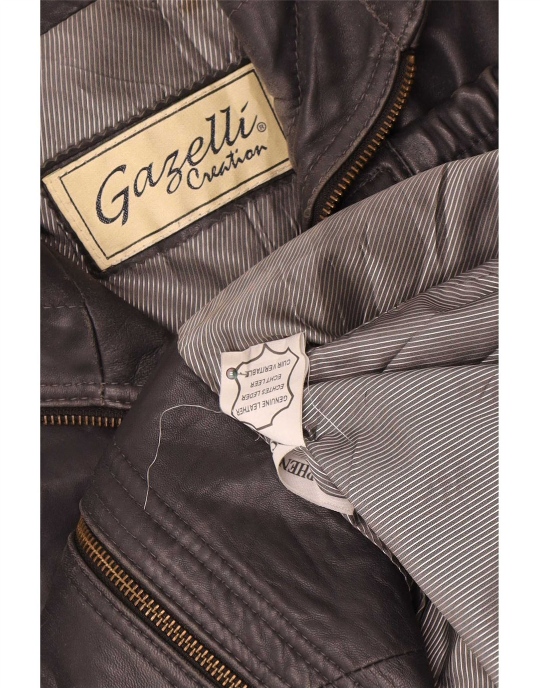 Gazelli Herren Lederjacke UK 44 2XL Schwarz