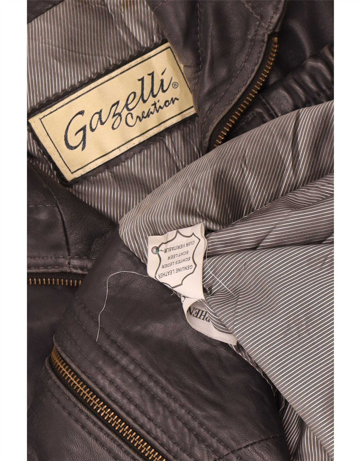 Gazelli Herren Lederjacke UK 44 2XL Schwarz