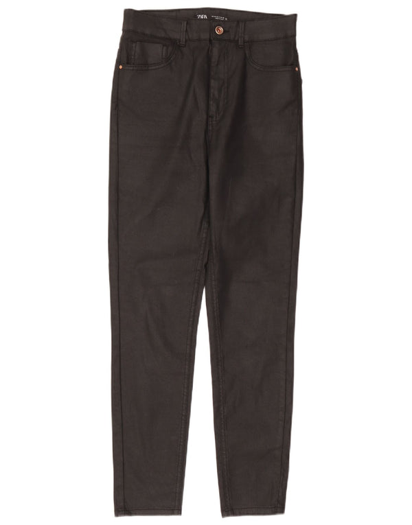 Zara Damen Slim Jeans EU 40 Medium W30 L27 Schwarz