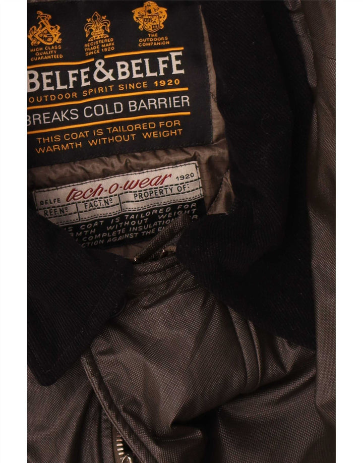 Belfe & Herren Utility-Jacke UK 44 2XL Schwarz