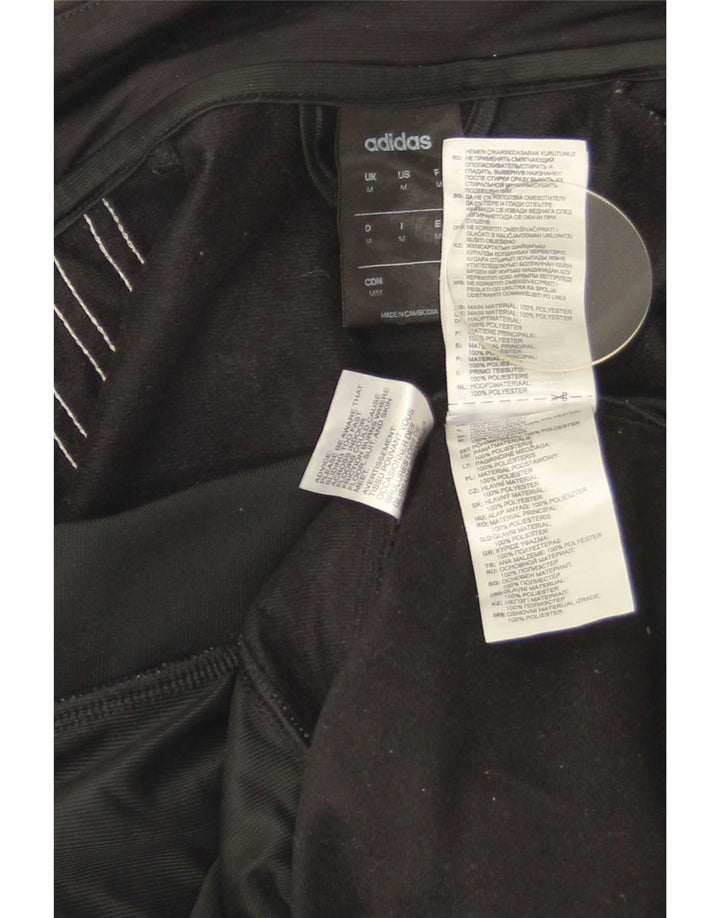 Adidas Herren Climalite Trainingsanzug Top Jacke Medium Schwarz Polyester