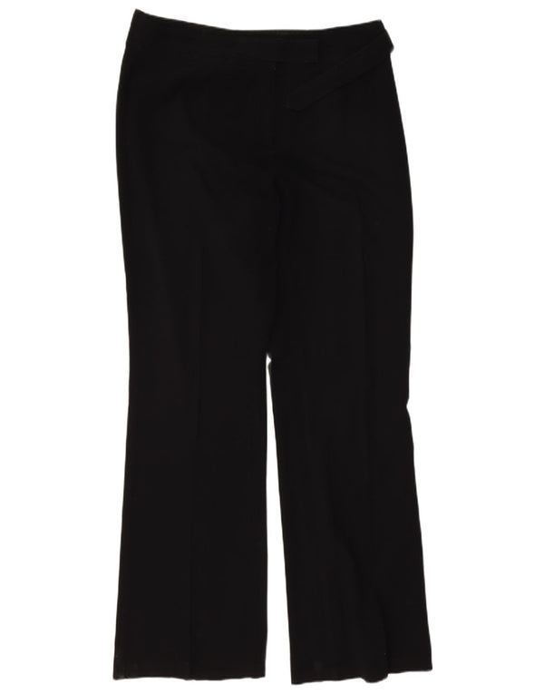 Marks & Spencer Damen Bootcut-Anzughose UK 16 Large W34 L32 Schwarz