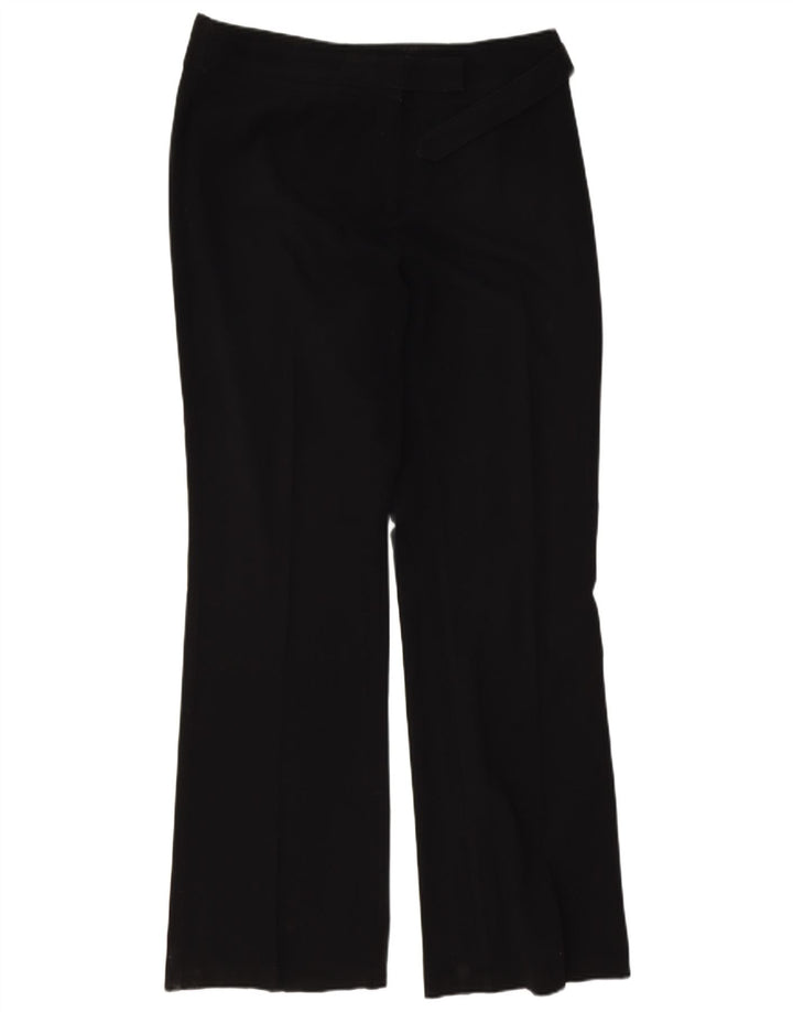 Marks & Spencer Damen Bootcut-Anzughose UK 16 Large W34 L32 Schwarz