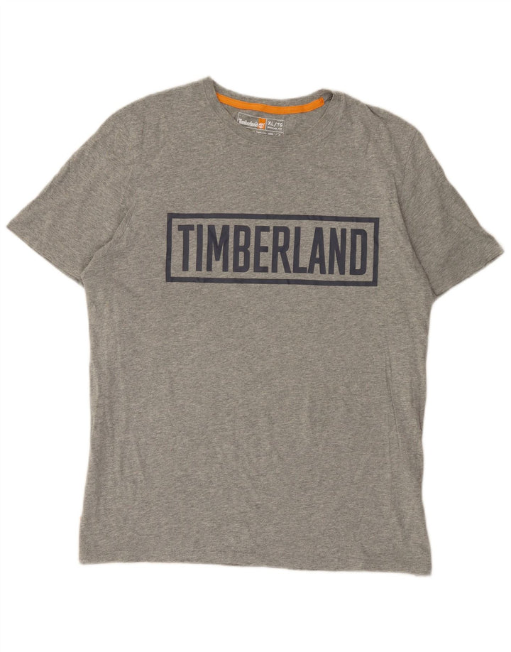 Timberland Herren Regular Fit Graphic T-Shirt Top XL Grau