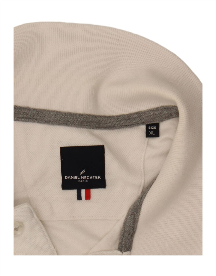 Daniel Hechter Herren Grafik-Poloshirt XL Weiß